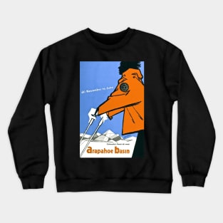 Arapahoe Basin, ski poster Crewneck Sweatshirt